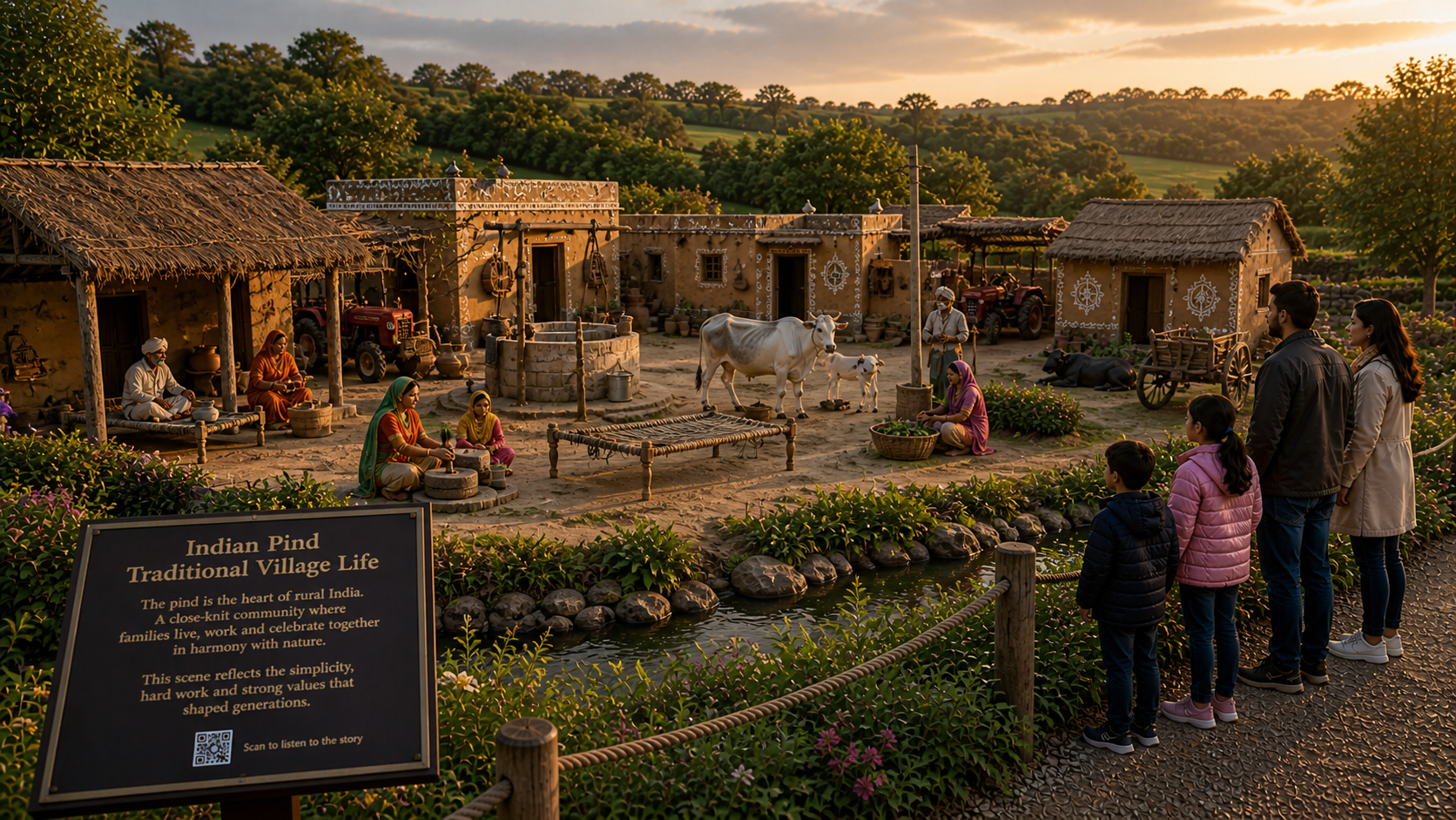 Concept visual — Traditional Indian Pind