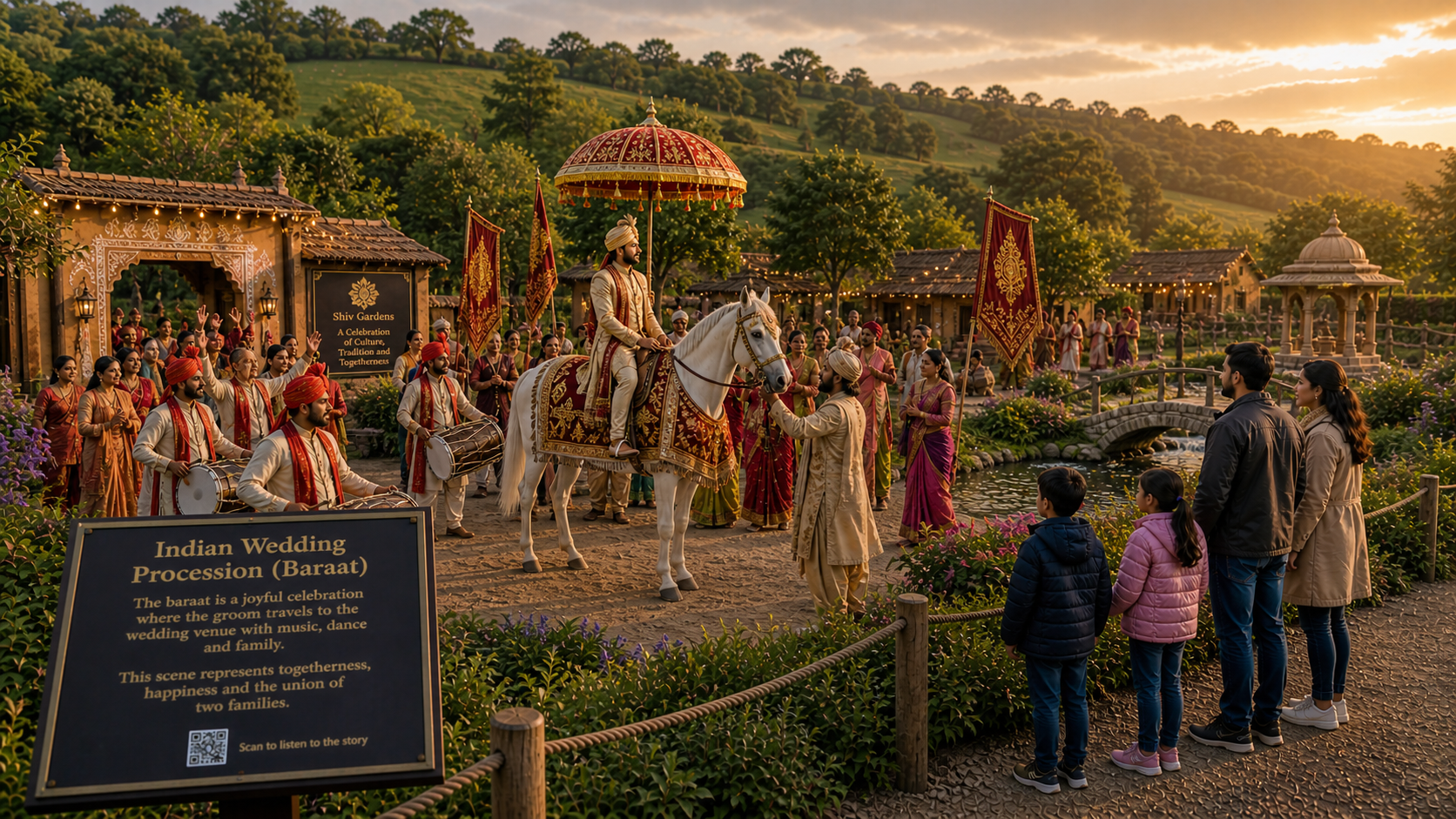 Concept visual — Indian Wedding Baraat