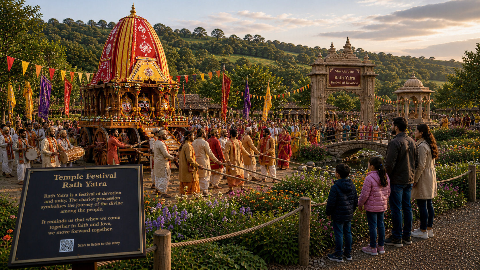 Concept visual — Temple Festival & Rath Yatra